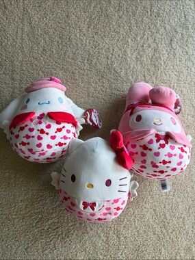 Sanrio Squishmallows Valentine Edition (Hello Kitty, Cinnamoroll, My Melody)